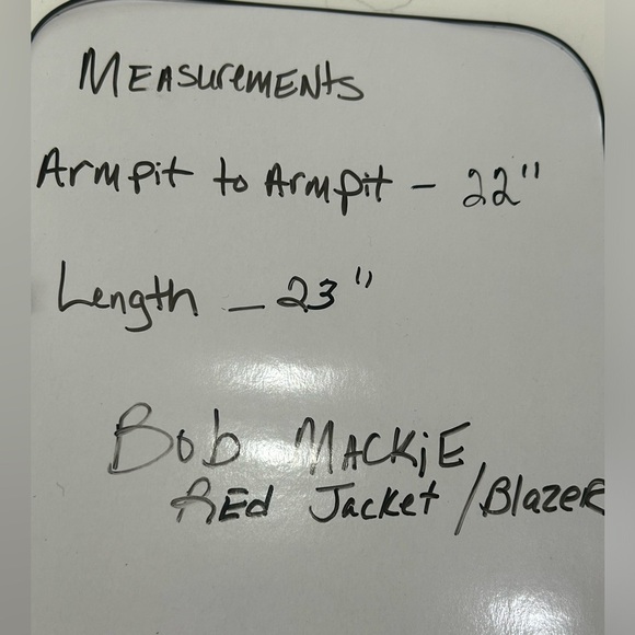 Bob Mackie Wearable Art Red Lightweight Jacket Medium Printed Lining - Picture 8 of 14